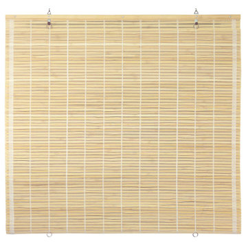 Bamboo Cordless Window Shade, Natural, 36" W
