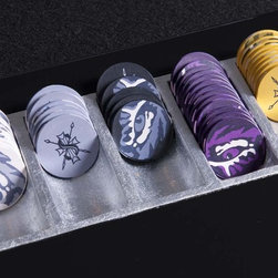 Custom Poker Table & Poker Chips - Furniture