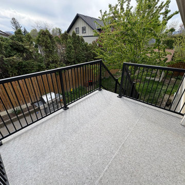 Elevated Deck Rebuild with Stairs & Railing in West Kelowna