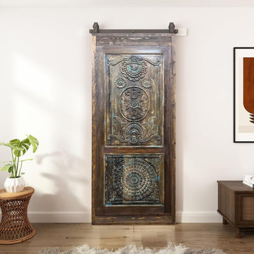 Bold & Moody Farmhouse Vibes: Antique Armoires and Rustic Charm