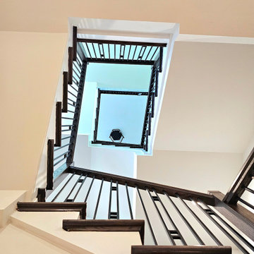 Project #109 | U-Shaped Stairs in Countryside Retreat