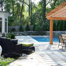 pool and pergola