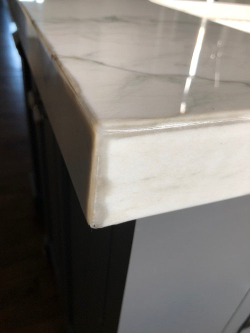 Mitered Edge Should Look On Quartzite, Mitered Edge Countertop Cost