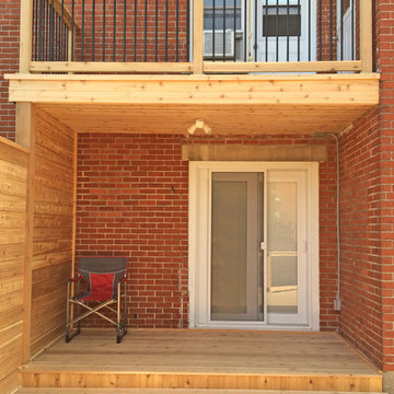 2-Level Western Red Cedar Deck and Fence
