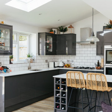 Modern Open Plan Kitchen Dinner Lounge