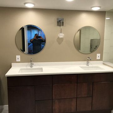Espresso Bathroom Remodel