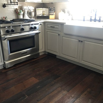 Reed Family Home - Original Face Heart Pine Flooring and Antique Hand Hewn Beams