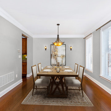 Same Dining Room Staged Multiple Ways