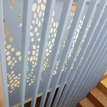 Laser cut screens - Stairwell balustrades