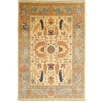 Persian Rug Isfahan Modern 9'9"x6'8" Hand Knotted