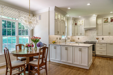 Inspiration for a transitional kitchen remodel in Other