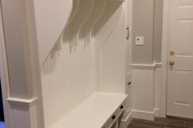 Entryway - transitional entryway idea in Boston