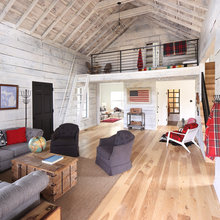 Vaulted Ceiling Living rooms With Lift