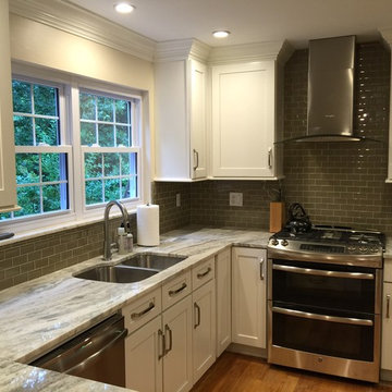 Todd's Glass Tile Backsplash
