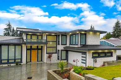 Example of a trendy exterior home design in Vancouver