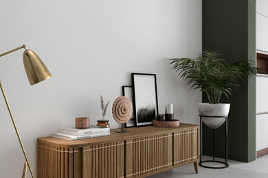 Inspiration for a living room remodel in Other