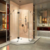 DreamLine Prism Lux 38"x72" Neo-Angle Hinged Shower Enclosure, Oil Rubbed Bronze