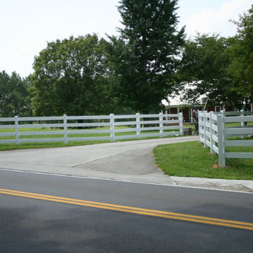 Fence Knoxville Knoxville Tennessee Vinyl Boundary Fencing