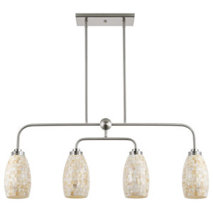 Monterey Mosaic 5 Light Chandelier Malaga Pen Shell Mosaic Shade Mediterranean Chandeliers By Lamps Expo Houzz