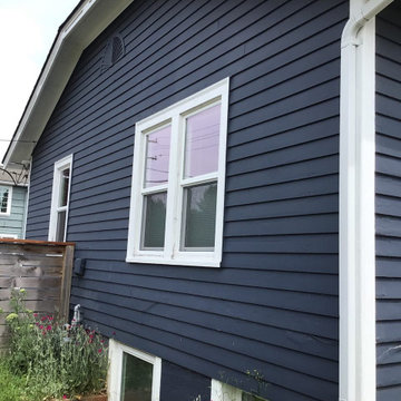 James Hardie Plank Siding in Evening Blue