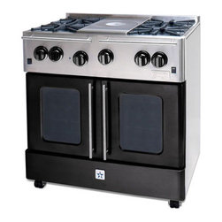 BlueStar Range 36" RNB364FTMS Precious Metals Collection French Top - Gas Ranges And Electric Ranges