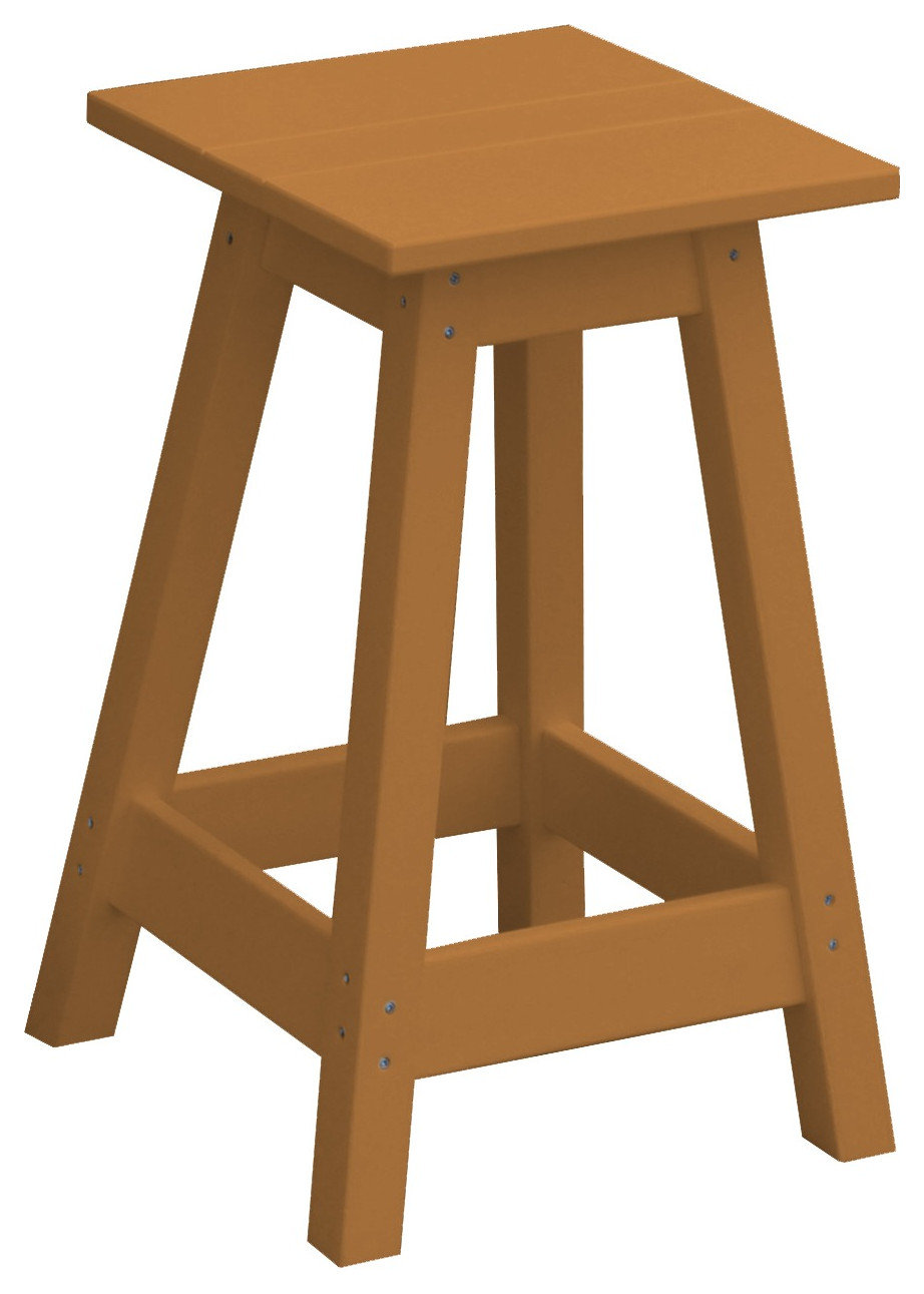 Poly Lumber Bar Stool, Dining Height - Contemporary - Outdoor Bar ...