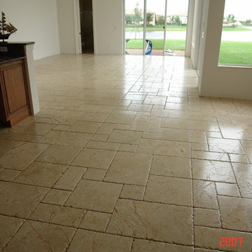 marble floors