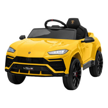 12V 7AH Kids Car Licensed Lamborghini Electric Vehicle High/Low Speed, Yellow