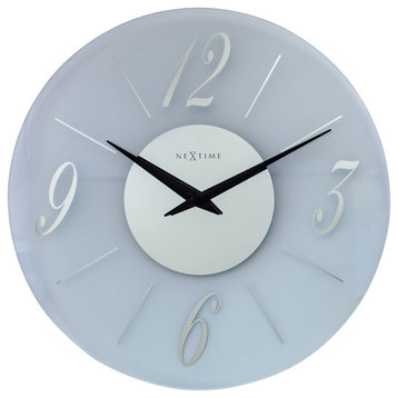 Dali, Frosted Glass Wall Clock, Round