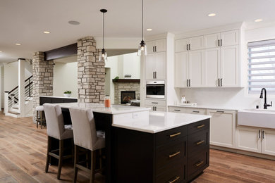 Example of a kitchen design in Minneapolis