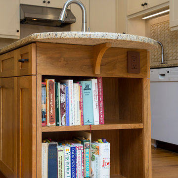 Warm, Light Filled, Cream and Cherry Kitchen