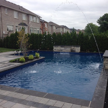 Square "L" Inground Pool