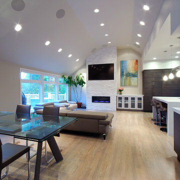 High-Tech Kitchen & Great Room - Bellevue, WA