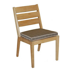 Gloster Vermont Dining Side Chair w/Cushion - Outdoor Dining Chairs