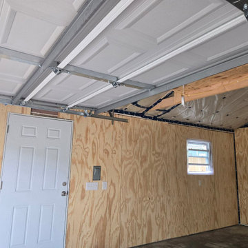Rockwool Removal & Reinstallation, Spray Foam on Gable Walls