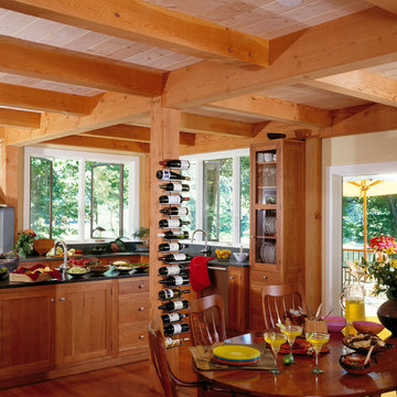 Modern Timber Frame in Massachussets