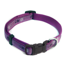 Wag 'n' Walk Purple Dusky Floral Collar - Dog Toys
