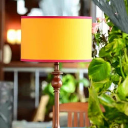 Zen with Two Trims on Tuilp Table Stand - Table Lamps