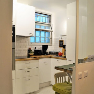 Rénovation d'une cuisine et création d'une buanderie