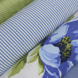 Blue-Green-Grey Fabric Story - Fabric