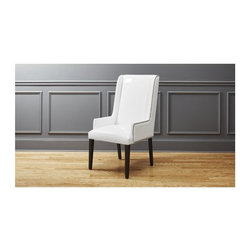 reynolds patent leather chair | CB2 - Dining Chairs