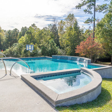 Elevated Pool and Hot Tub Combo Swansboro
