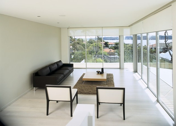 Modern Living Room by David Campbell Building Pty Ltd