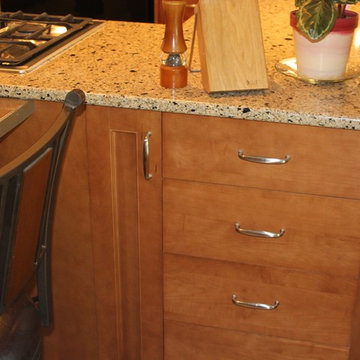 Crystal Encore Cabinets- Transitional Praline