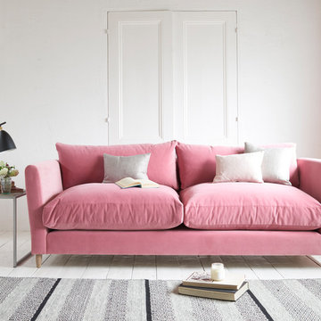Flopster sofa in Dusty Rose clever velvet
