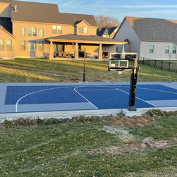 Various Backyard Basketball Courts - Outdoor And Lawn Games