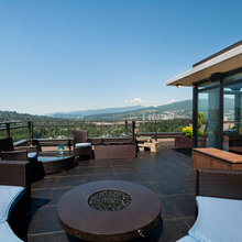 Rooftop living space