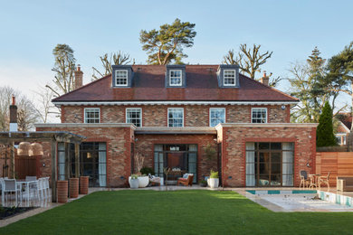 Inspiration for a classic house exterior in London.