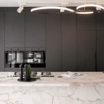 2024 whole-house custom cabinet fit-out project for a luxury two-storey villa in