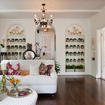 1920's Mediterranean Revival - Living Room